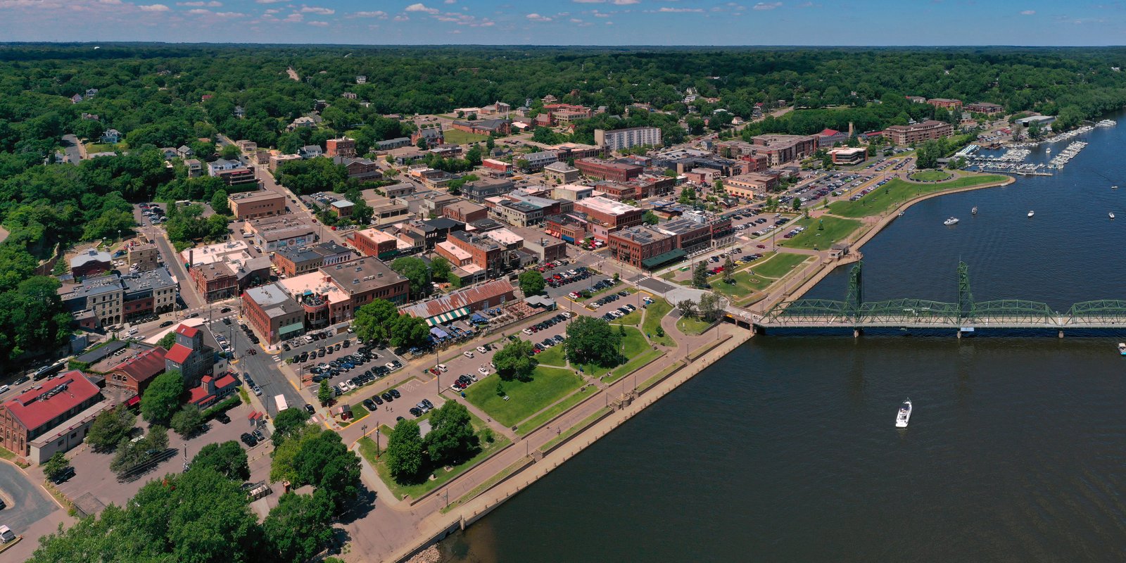 Downtown Stillwater on the St. Croix River, Minnesota